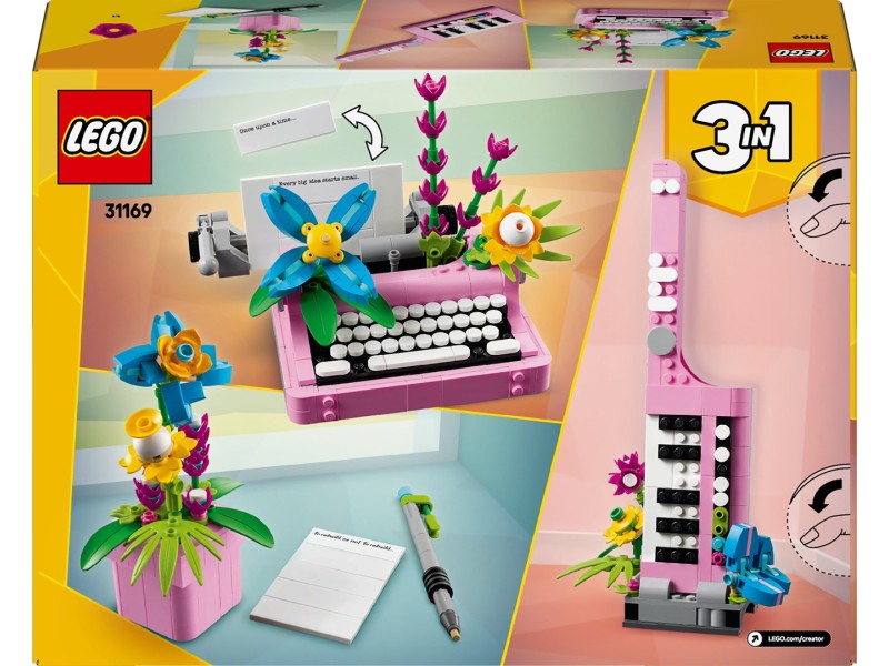 LEGO CREATOR 3in1 31169 Flower Writing Machine LEGO CREATOR 3in1 31169 Flower Writing Machine 31169 – Lego Конструктори