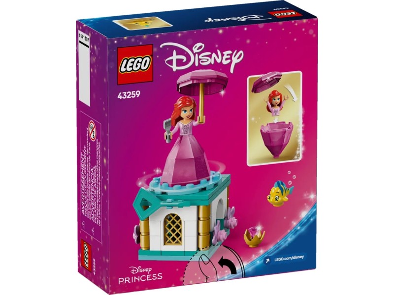 LEGO DISNEY 43259 Twirling Ariel 43259 – Lego Конструктори