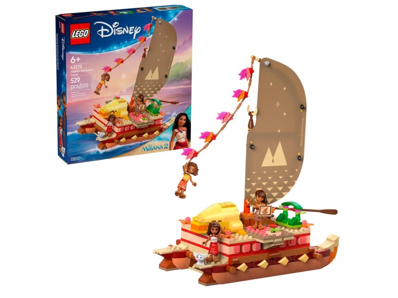LEGO DISNEY 43270 Moanas Adventure Canoe 43270 – Lego Конструктори