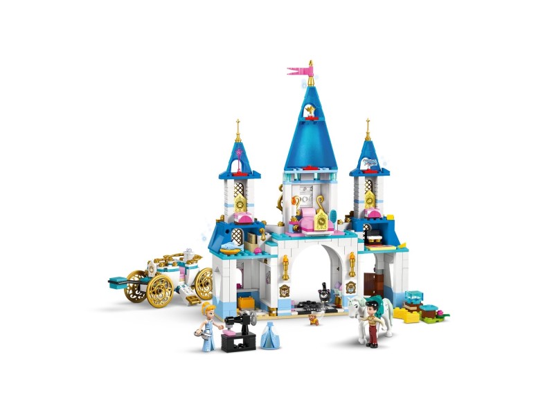 LEGO DISNEY PRINCESS 43275 Cinderellas Castle and Horse Carriage 43275 – Lego Конструктори