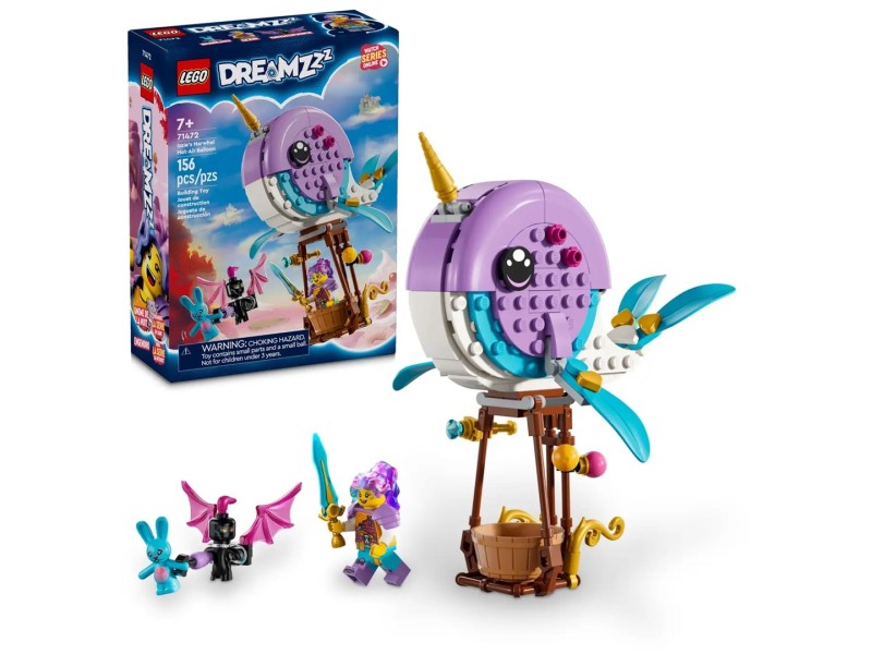 LEGO DREAMZZZ 71472 IZZIES NARWHAL HOT-AIR BALLOON 71472 – Lego Конструктори