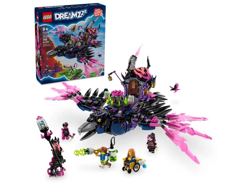 LEGO DREAMZZZ 71478 The Never Witchs Midnight Raven 71478 – Lego Конструктори