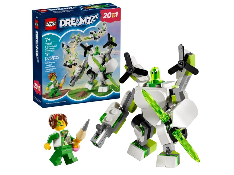 LEGO DREAMZZZ 71487 Z-Blob Robot and Vehicle Adventures 71487 – Lego Конструктори