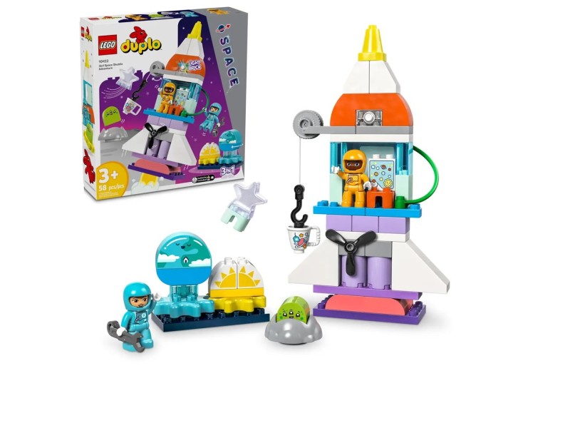 LEGO DUPLO 10422 3IN1 SPACE SHUTTLE ADVENTURE 10422 – Lego Конструктори