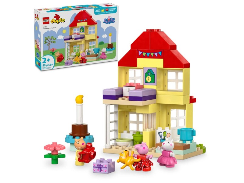 LEGO DUPLO 10433 Peppa Pig Birthday House LEGO DUPLO 10433 Peppa Pig Birthday House 10433 – Lego Конструктори