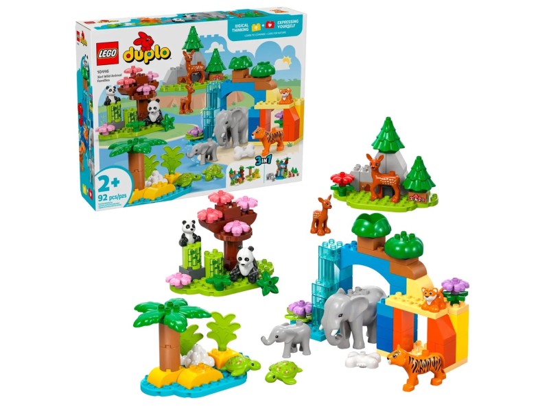 LEGO DUPLO 10446 3in1 Wild Animals Families 10446 – Lego Конструктори