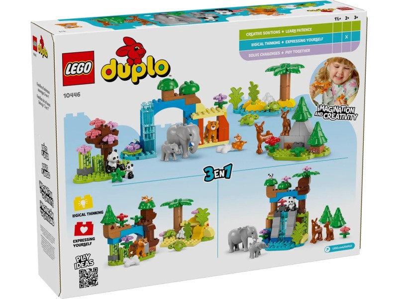 LEGO DUPLO 10446 3in1 Wild Animals Families 10446 – Lego Конструктори