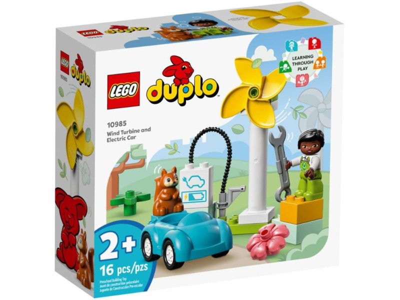LEGO DUPLO 10985 WIND TURBINE AND ELECTRIC CAR 10985 – Lego Конструктори