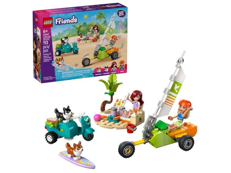 LEGO FRIENDS 42641 Surfing Dogs and Scooter Adventure 42641 – Lego Конструктори