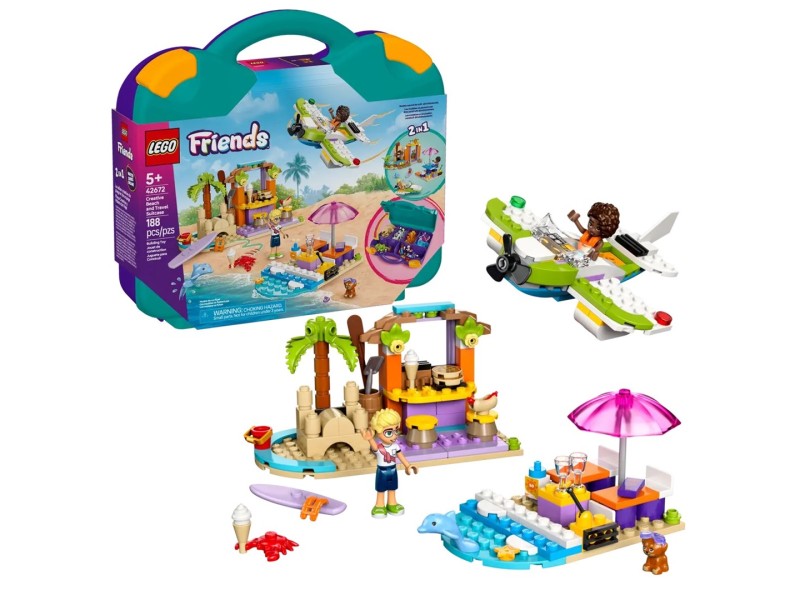 LEGO FRIENDS 42672 Creative Beach and Travel Suitcase 42672 – Lego Конструктори