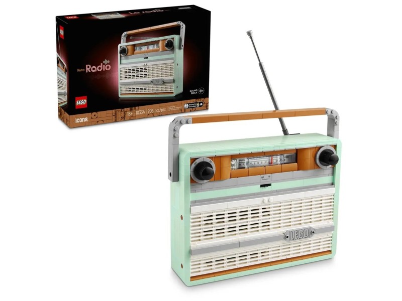 LEGO ICONS 10334 Retro Radio 10334 – Lego Конструктори