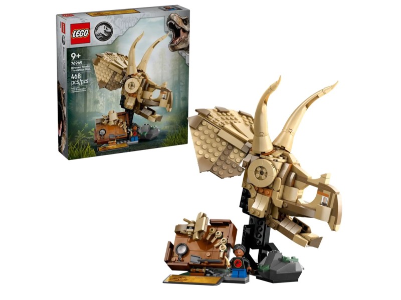 LEGO JURASSIC WORLD 76969 Dinosaur Fossils: Triceratops Skull 76969 – Lego Конструктори