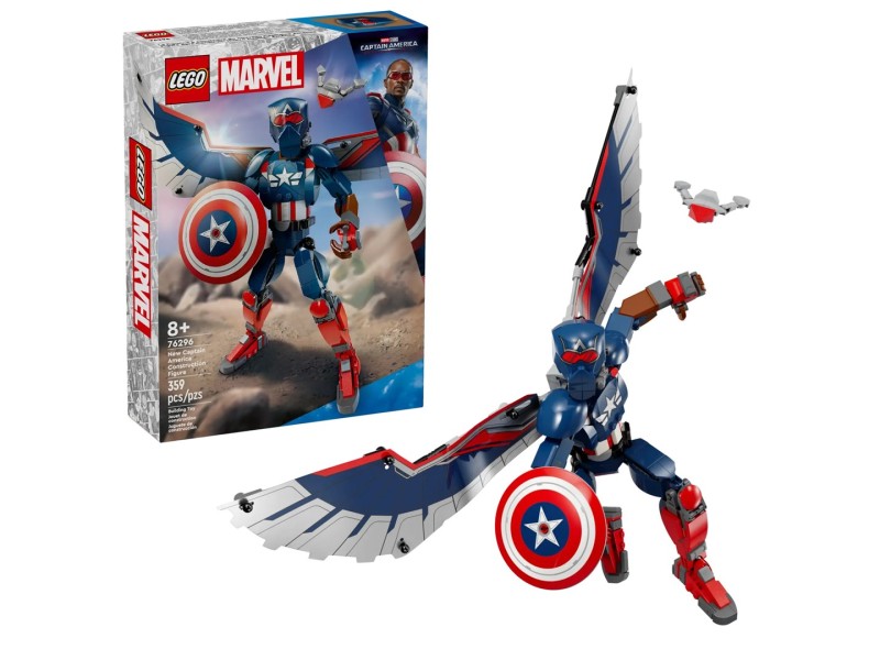 LEGO MARVEL 76296 New Captain America Construction Figure 76296 – Lego Конструктори
