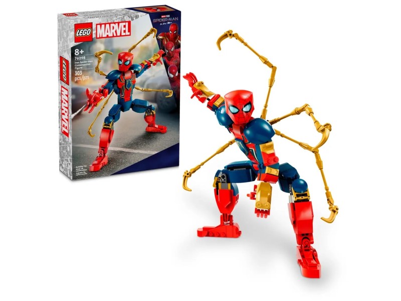 LEGO MARVEL 76298 Iron Spider-Man Construction Figure 76298 – Lego Конструктори
