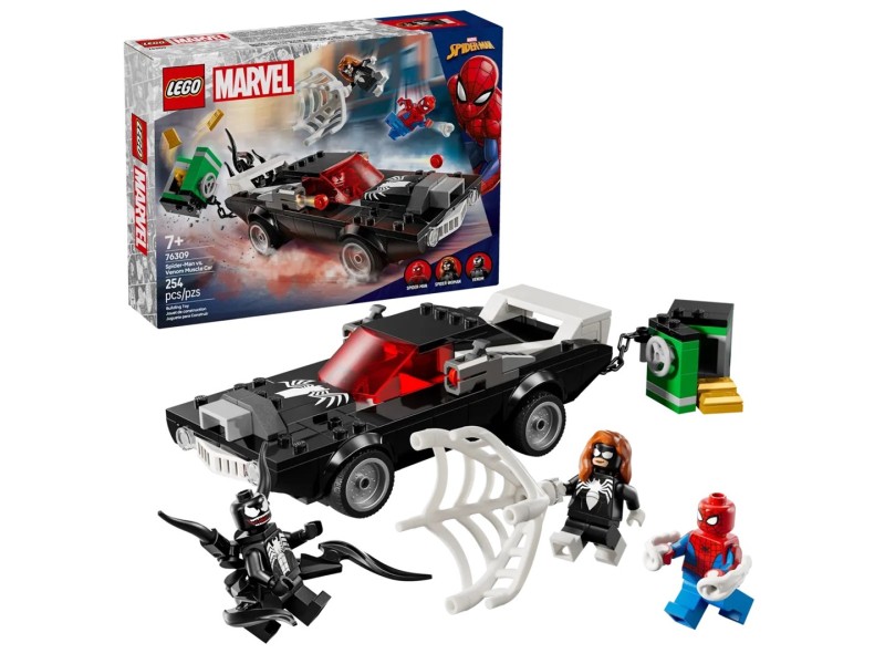 LEGO MARVEL 76309 Spider-Man vs. Venom Muscle Car 76309 – Lego Конструктори