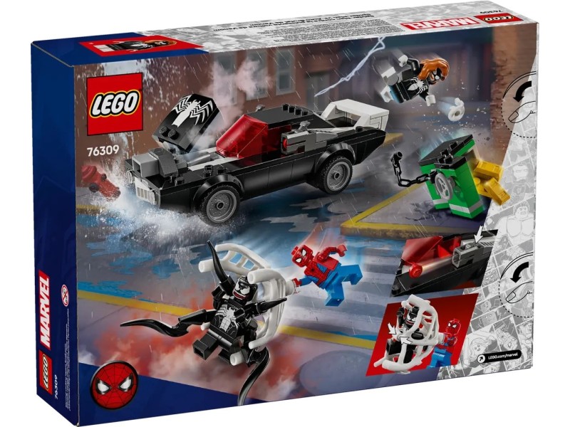 LEGO MARVEL 76309 Spider-Man vs. Venom Muscle Car 76309 – Lego Конструктори