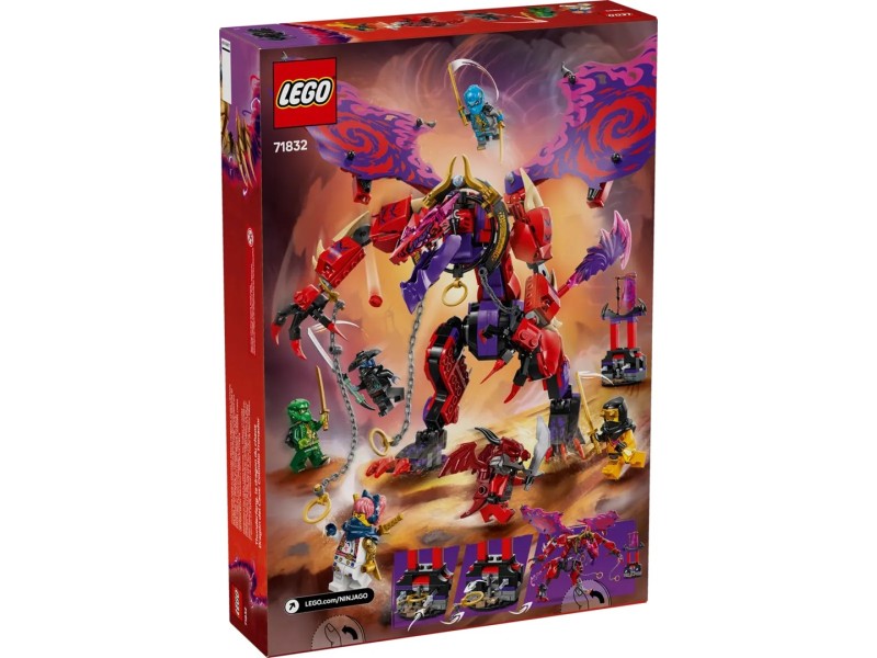 LEGO NINJAGO 71832 Thunderfang Dragon of Chaos 71832 – Lego Конструктори