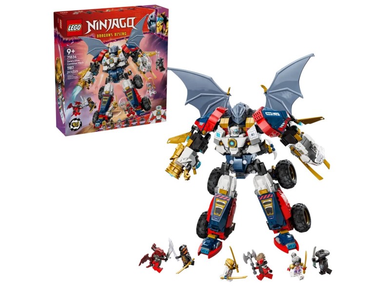 LEGO NINJAGO 71834 Zanes Ultra Combiner Mech 71834 – Lego Конструктори