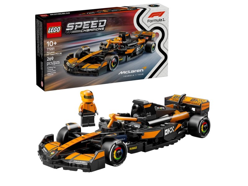 LEGO SPEED CHAMPIONS 77251 McLaren F1 Team MCL38 Race Car 77251 – Lego Конструктори