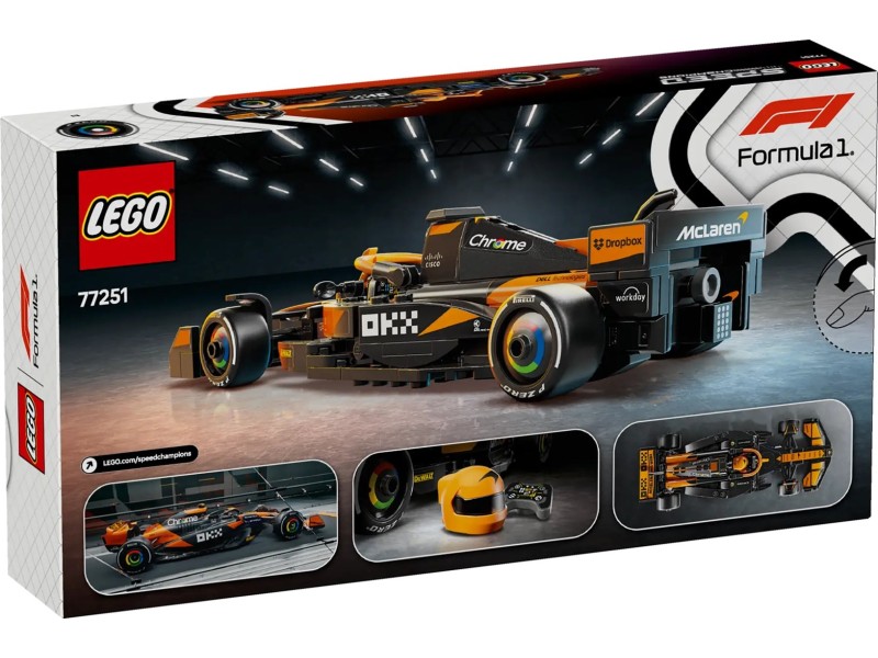 LEGO SPEED CHAMPIONS 77251 McLaren F1 Team MCL38 Race Car 77251 – Lego Конструктори