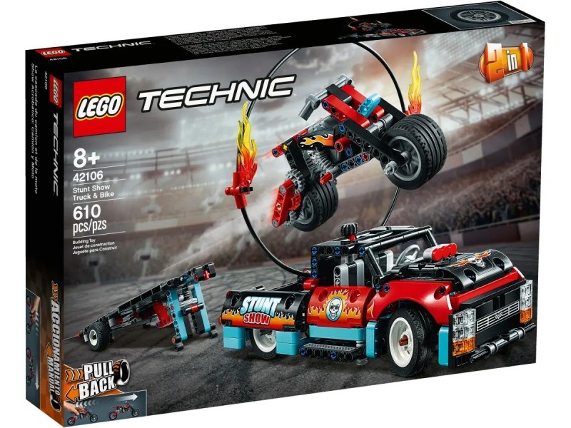 LEGO TECHNIC 42106 Stunt Show Truck and Bike 42106 – Lego Конструктори