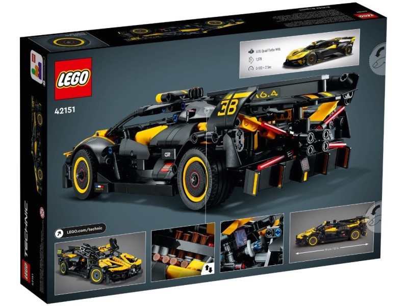LEGO TECHNIC 42151 BUGATTI BOLIDE 42151 – Lego Конструктори