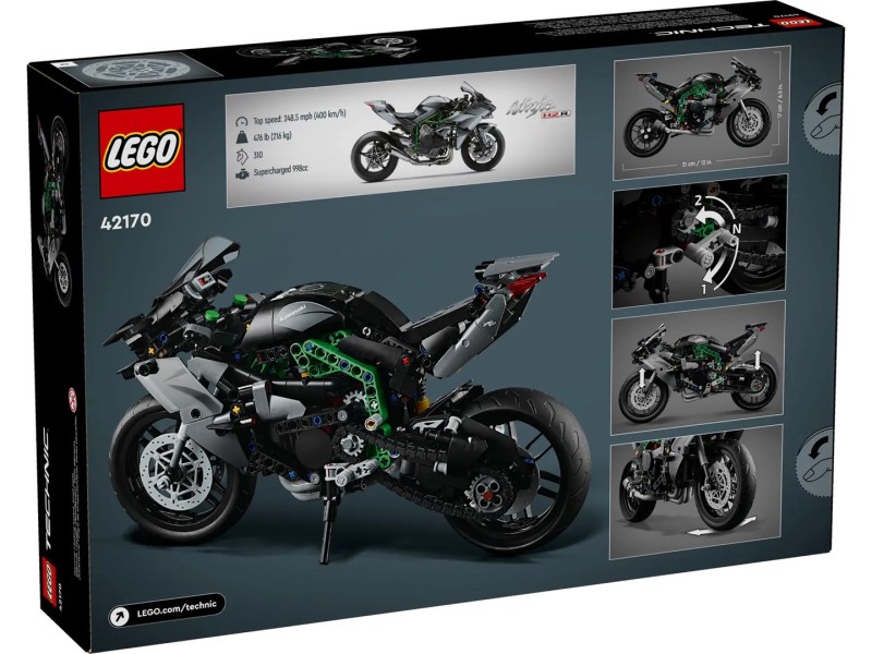 LEGO TECHNIC 42170 Kawasaki Ninja H2R 42170 – Lego Конструктори