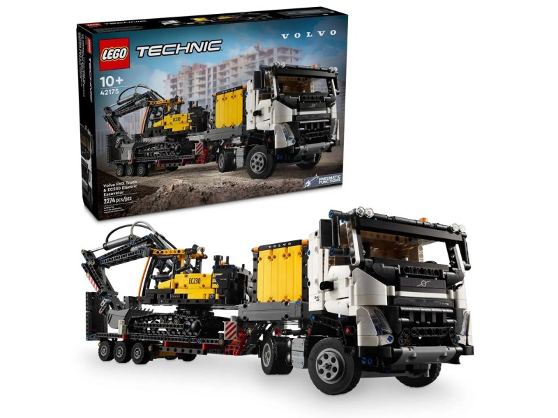 LEGO TECHNIC 42175 Volvo FMX Truck & EC230 Electric Excavat 42175 – Lego Конструктори