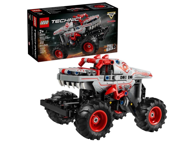 LEGO TECHNIC 42200 Monster Jam™ ThunderROARus™ with pull-back drive 42200 – Lego Конструктори