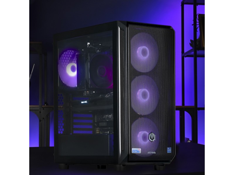 Actina 5901443410256 PC Intel® Core™ i5 i5-12400F 32 GB DDR5-SDRAM 1 TB SSD Intel Arc B580 Midi Tower Black KOMACNGIP0172 – Actina Настолни компютри