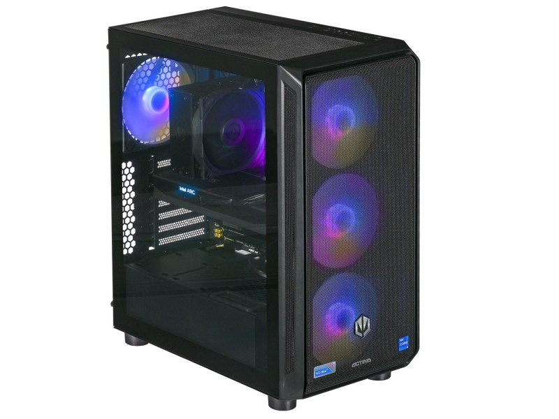 Actina 5901443410270 PC AMD Ryzen™ 5 7500F 32 GB DDR5-SDRAM 1 TB SSD Intel Arc B580 Midi Tower Black KOMACNGIP0174 – Actina Настолни компютри