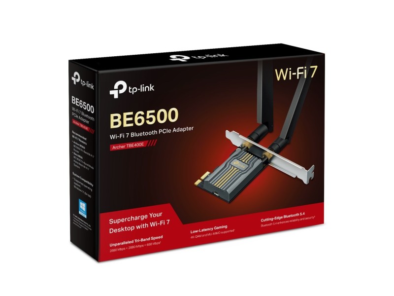 TP-Link BE6500 Internal WLAN / Bluetooth 2880 Mbit/s Archer TBE400E – TP-Link Мрежови карти