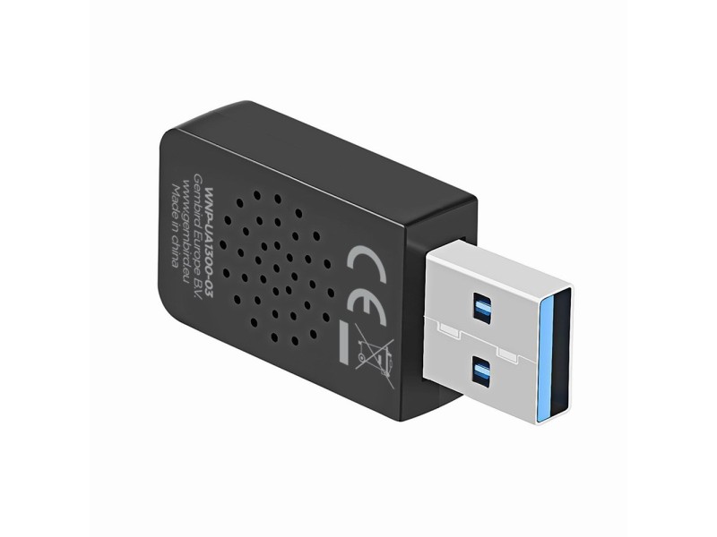 Gembird WNP-UA1300-03 Compact dual-band AC1300 USB Wi-Fi adapter WNP-UA1300-03 – GEMBIRD Мрежови карти