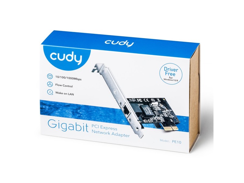 Cudy PE10 network card Internal Ethernet 1000 Mbit/s PE10 – Cudy Мрежови карти