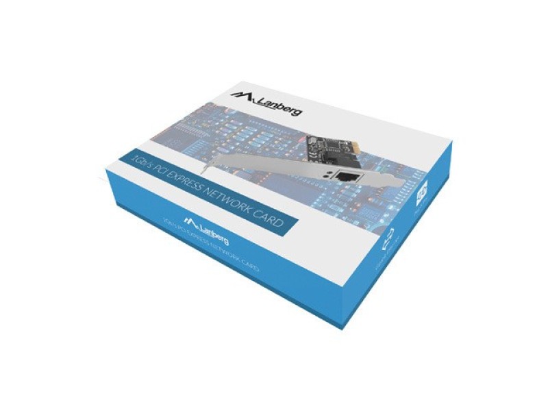 Lanberg PCE-1GB-201 Ethernet card 1GB RTL8111C with Low-Profile bracket PCE-1GB-201 – Lanberg  Мрежови карти