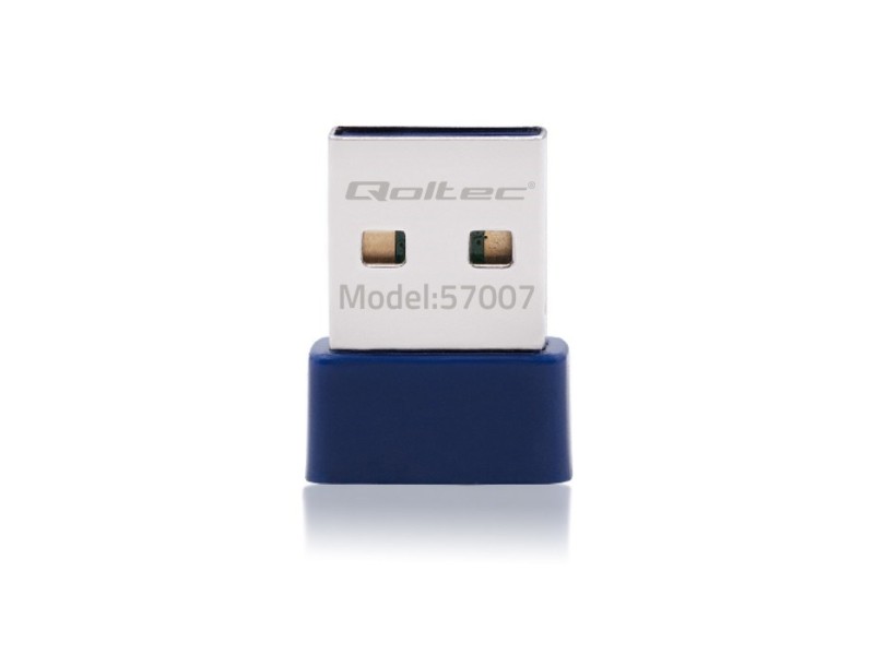 Qoltec 57007 Wireless Mini Bluetooth USB WiFi Adapter 57007 – Qoltec Мрежови карти