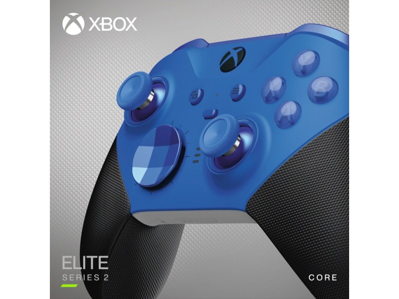 Microsoft Xbox Elite Series 2 - Core Black, Blue Bluetooth/USB Gamepad Analogue / Digital PC, Xbox One, Xbox One S, Xbox One X, Xbox Series S, Xbox Series X RFZ-00018 – Microsoft Контролери