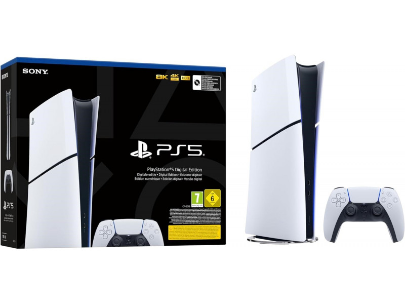 Console Sony PlayStation 5 Digital Slim Edition 1TB SSD Wi-Fi Black, White Console Sony PlayStation 5 Digital Slim Edition 1TB SSD Wi-Fi Black, White