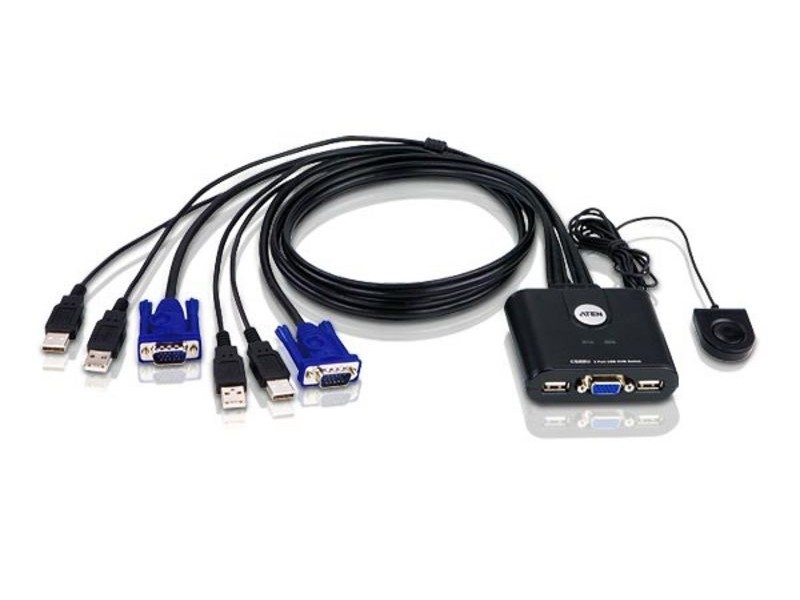 ATEN 2-Port USB VGA KVM Switch CS-22U – ATEN KVM суичове