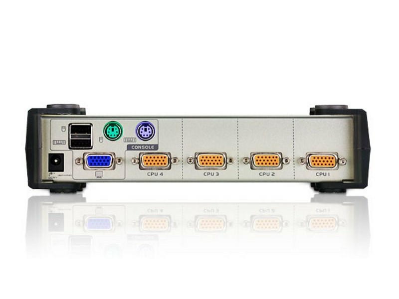 ATEN 4-Port USB - PS/2 VGA KVM Switch (KVM Cables included) CS-84U – ATEN KVM суичове