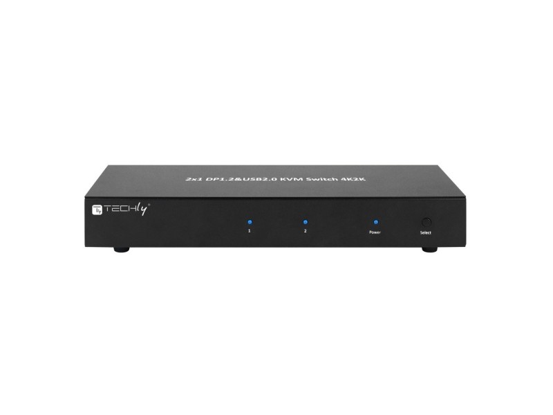 Techly IDATA DP-KVM2 KVM switch Black 101928 – TECHly KVM суичове