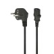 Gembird PC-186-VDE-3M power cord with VDE approval 3 meter Black PC-186-VDE-3M – GEMBIRD Захранващи кабели