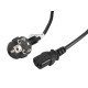 Lanberg CA-C13C-11CC-0050-BK power cable Black 5 m C13 coupler CEE7/7 CA-C13C-11CC-0050-BK – Lanberg  Захранващи кабели