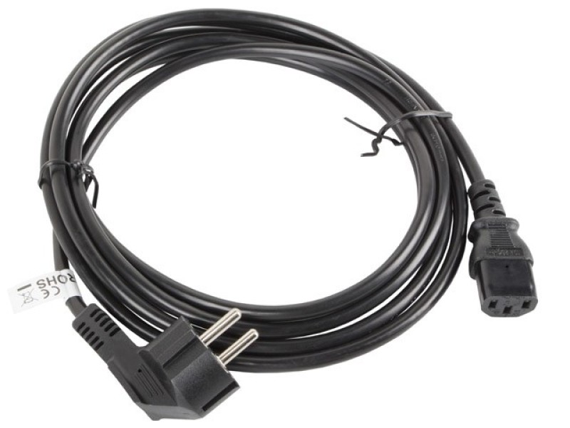 Lanberg CA-C13C-11CC-0050-BK power cable Black 5 m C13 coupler CEE7/7 CA-C13C-11CC-0050-BK – Lanberg  Захранващи кабели