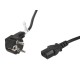 Lanberg CA-C13C-11CC-0100-BK power cable Black 10 m C13 coupler CEE7/7 Lanberg CA-C13C-11CC-0100-BK power cable Black 10 m C13 coupler CEE7/7 CA-C13C-11CC-0100-BK – Lanberg Захранващи кабели