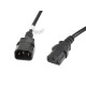 Lanberg CA-C13E-11CC-0030-BK power cable Black 3 m C13 coupler C14 coupler Lanberg CA-C13E-11CC-0030-BK power cable Black 3 m C13 coupler C14 coupler