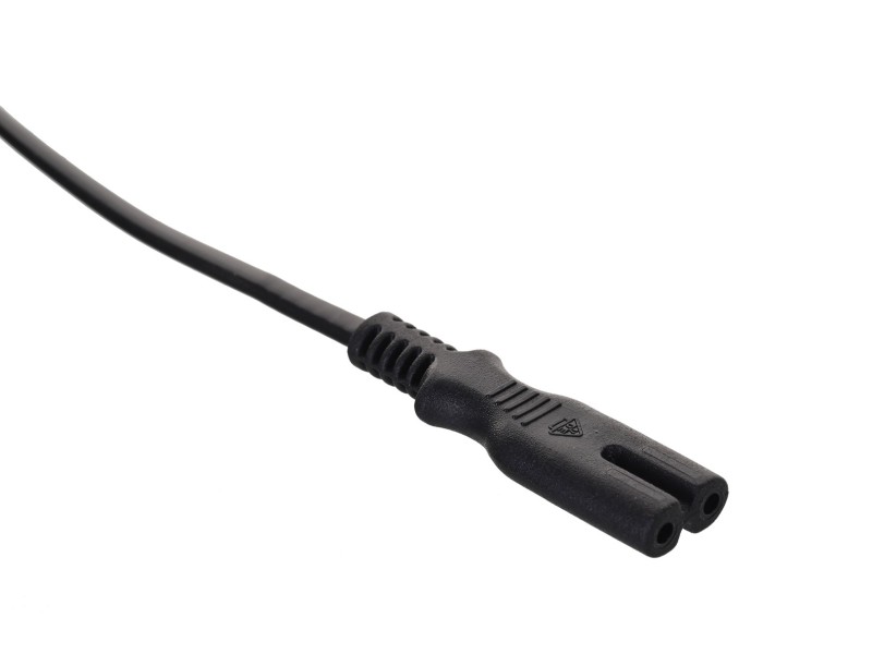 Savio CL-100 power cable Black 1.8 m IEC Type E (3.4 mm, 3.1 mm) IEC C7 CL-100 – SAVIO Захранващи кабели