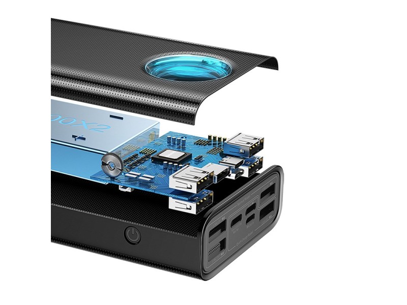 BASEUS POWERBANK AMBILIGHT 30000MAH, 4XUSB, USB-C PPLG000101 – Baseus Външни батерии