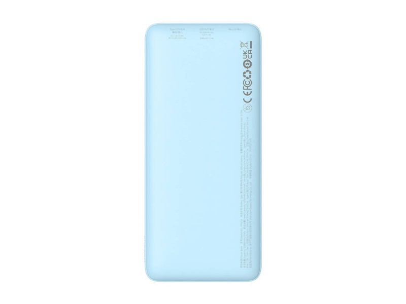 Baseus Airpow Lithium polymer power bank 10000 mAh 20 W Blue Baseus Airpow Lithium polymer power bank 10000 mAh 20 W Blue P10022801313-00 – Baseus Външни батерии