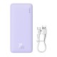 Baseus Airpow PPAP20K Lithium Polymer (LiPo) 20000 mAh Violet Baseus Airpow PPAP20K Lithium Polymer (LiPo) 20000 mAh Violet P10022804513-00 – Baseus Външни батерии